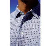 Men's Arrowhead Polo, Navy/Lake Blue